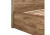 4ft6 Double Stockwell Oak Wood Effect Bed Frame 4